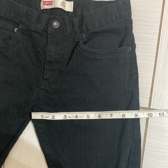LEVIS 511 Black Jeans Size 16 Years - Picture 6 of 9